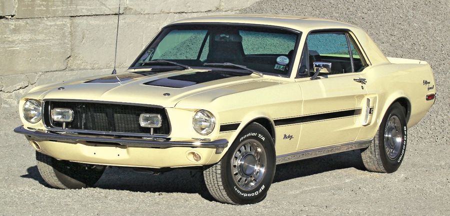 1968 Ford Mustang California Special Sales Brochure 68 GT/CS 