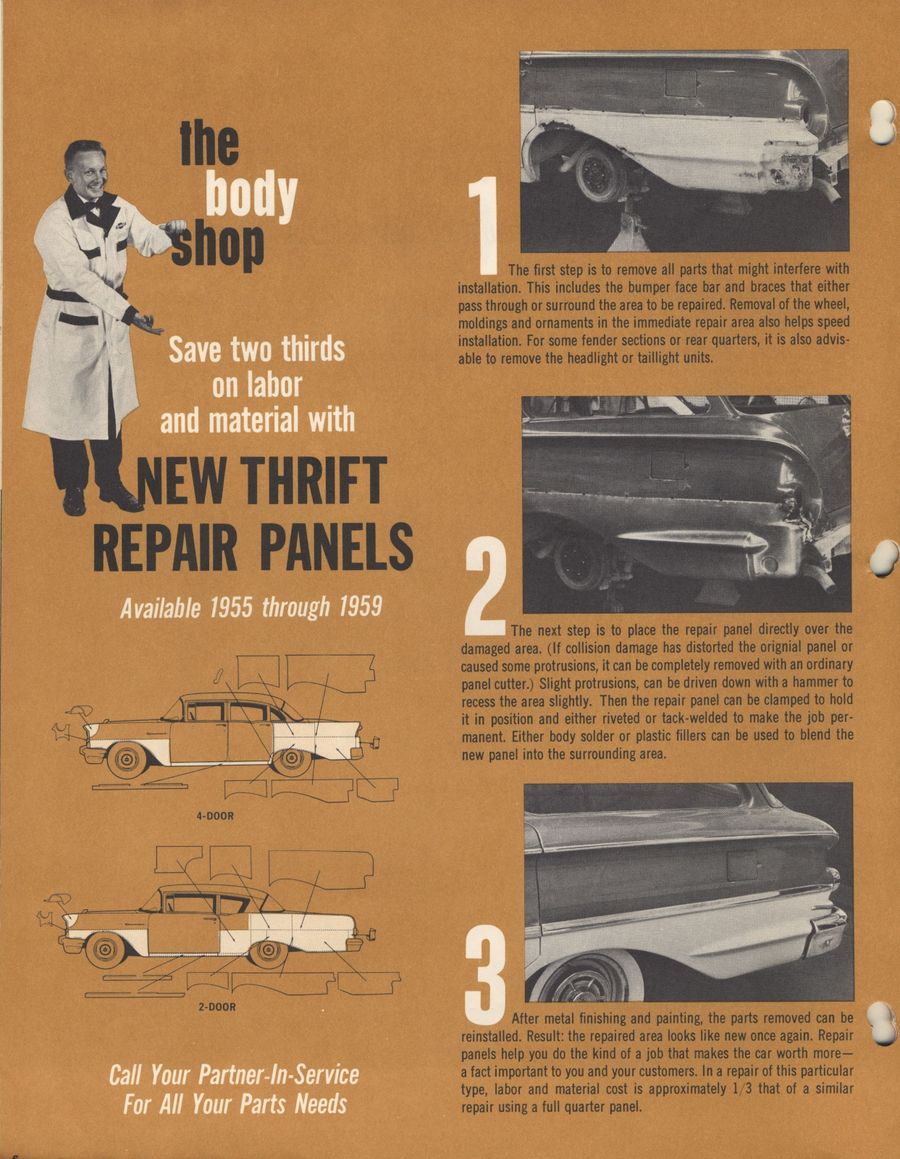 rear quarter panels for sale on Chevrolet S Tips From The Body Shop Circa 1964 Hemmings