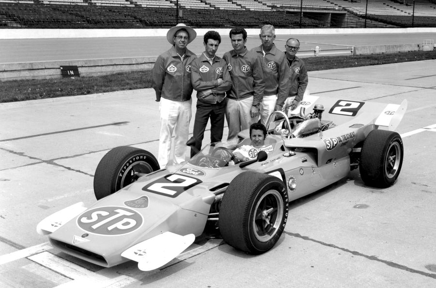 Mario Andretti Signed Indy 500 8 X 10 Car Photo Autographed Indianapolis 1969 