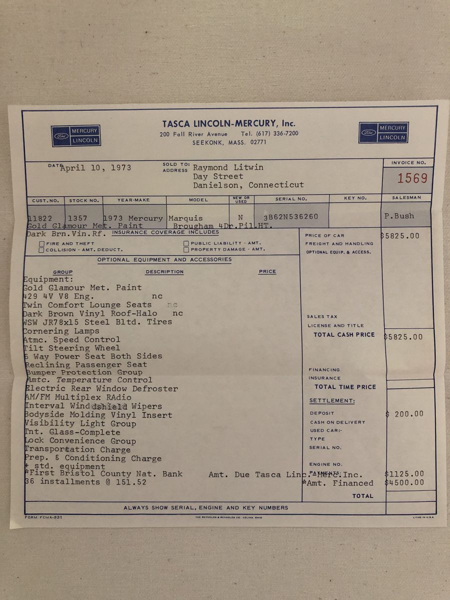73 ford maverick gas tank on Why Drive A 1973 Mercury Marquis For A Mere 3 411 Miles Before Hemmings