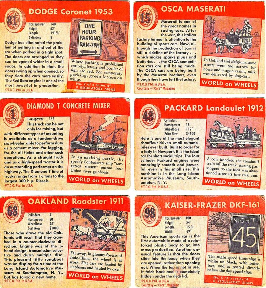 Complete Trading Card Set  Remember When Set REMEMBER 60's Models 50's 