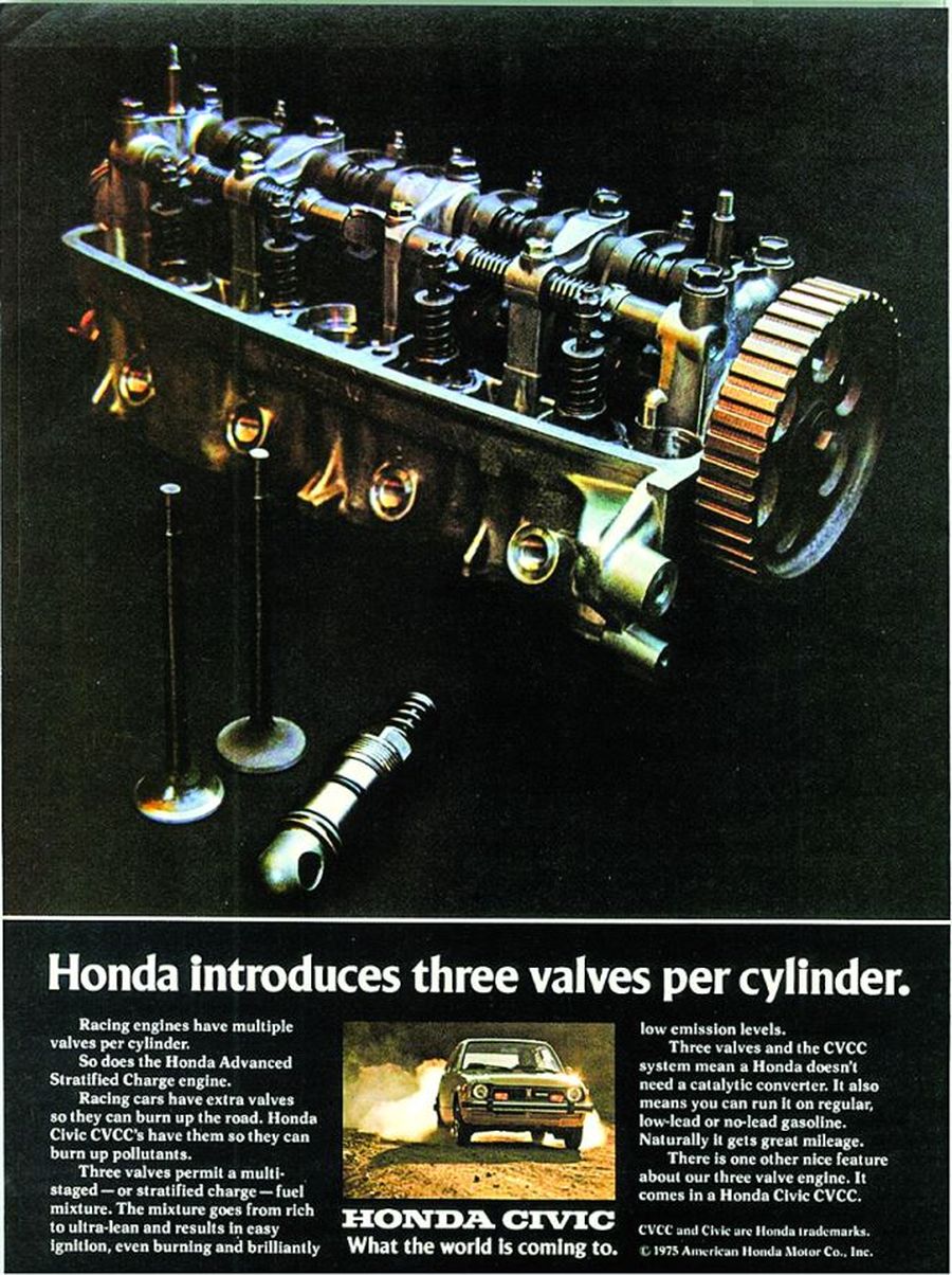 A three-valve cylinder head was the key to Hondau0027s catalytic 