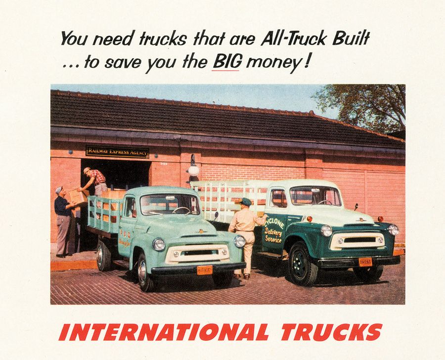 Vintage Look Reproduction 1960 International Trucks Metal Sign 