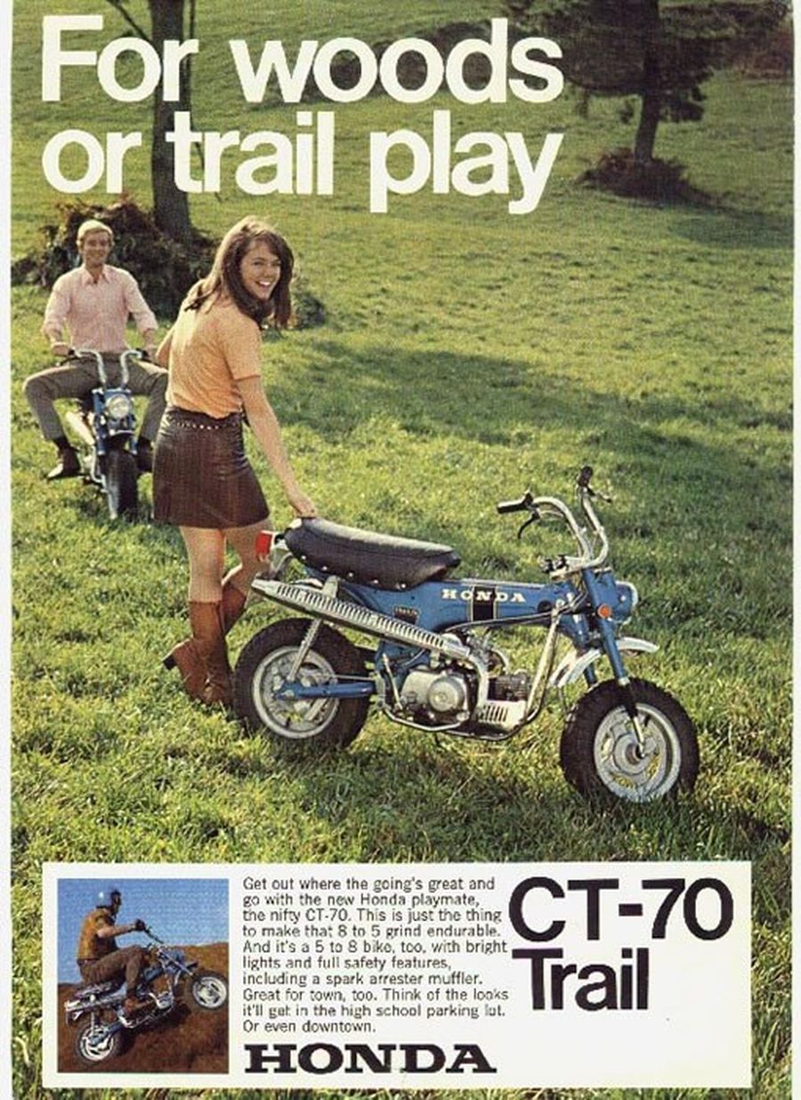 Honda 1972 CT70 K1 Owners Manual PDF Mini Trail Owner's Maintenance 