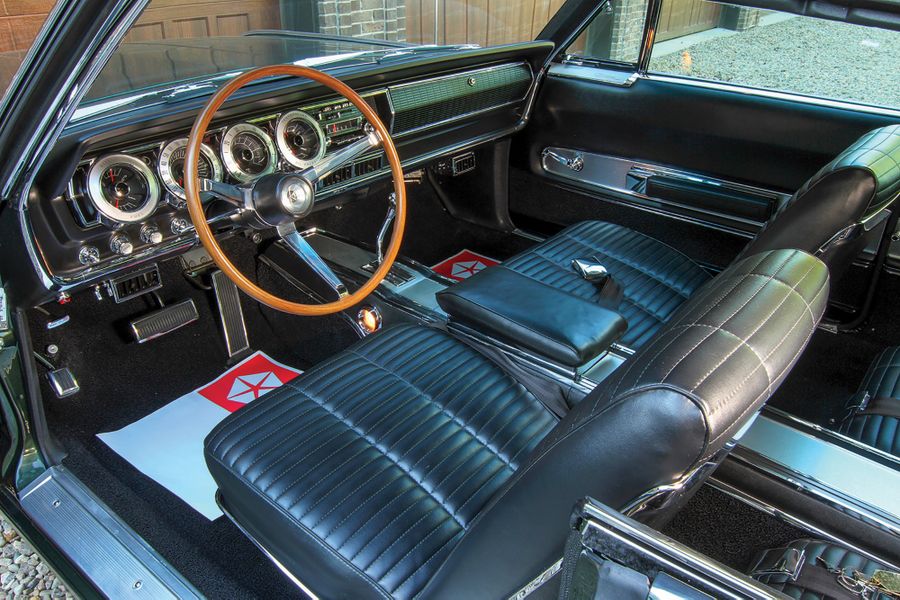 1968 1969 CHARGER DART steering wheel MOPAR 13 1/2" BLACK 4 SPOKE