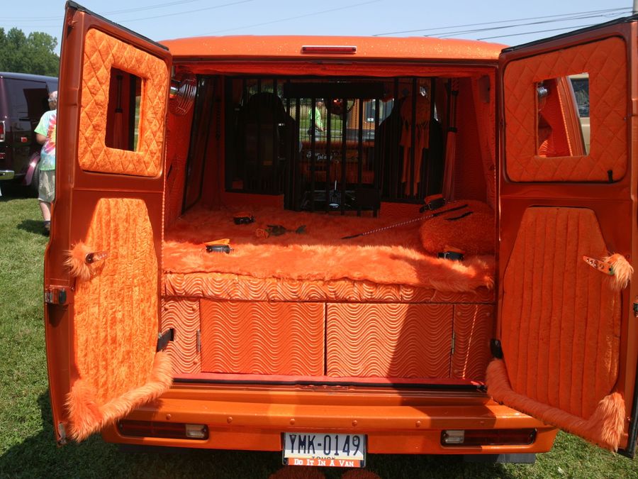 70s custom vans interior