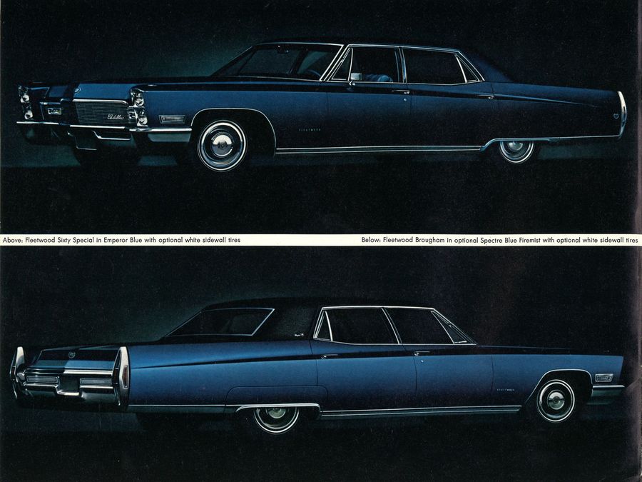 1967 Cadillac Sales Brochure Catalog Eldorado Fleetwood Coupe deVille Brougham