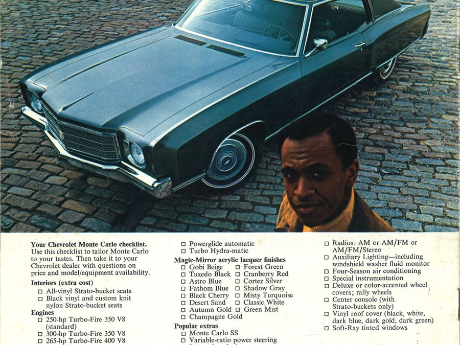 a personal car for every person 1970 chevrolet monte carlo brochure hemmings 1970 chevrolet monte carlo brochure