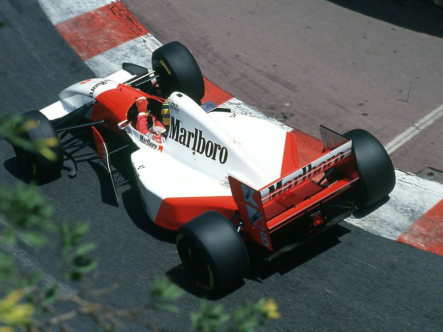 Ayrton Senna S Last Monaco Winner A 1993 Mclaren Mp4 8 Heads To