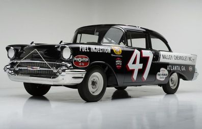 One Of Only A Few Left Black Widow 1957 Chevrolet Narrowly Hemmings