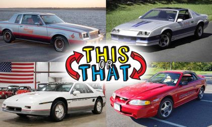 Which One Of These Four Indy 500 Pace Cars Would You Choose For Hemmings