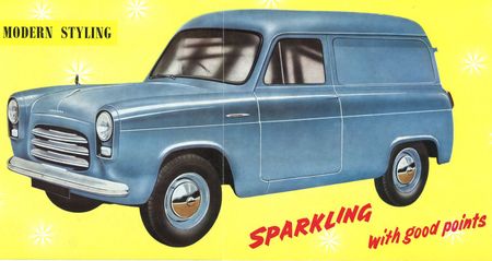 Delightful Deliveries: Ford Thames and Morris Mini-Van vans |