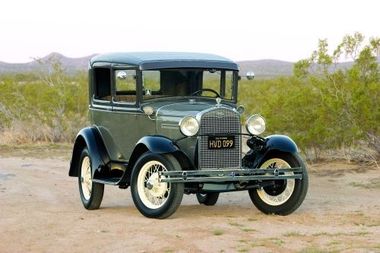 Ref. # 41772 Factory Photo 1930 Ford Model A Deluxe Coupe 