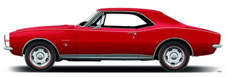 1967-69 Camaro Rocker Panel Molding