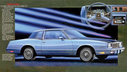 1985 Chevrolet MONTE CARLO SS And SPORT COUPE Dealer NOS Promo Postcard UNUSED ^