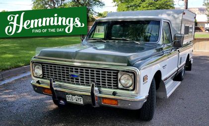 A 1972 Chevrolet C10 With A Camper Shell Ready For Its Next Hemmings