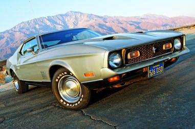 Muscle Car 71 Original Vintage 1971 Ford Mustang Iron On Transfer U.S 