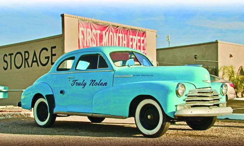 A Fleet Of Parked Cars That S Part Promotional Part Open Air Museum Hemmings