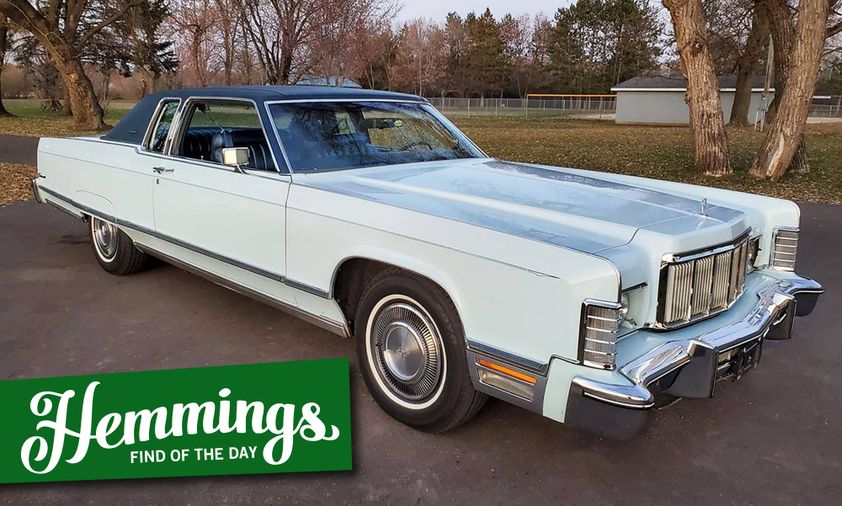 Hemmings Find Of The Day 1975 Lincoln Continental Town Coupe Hemmings