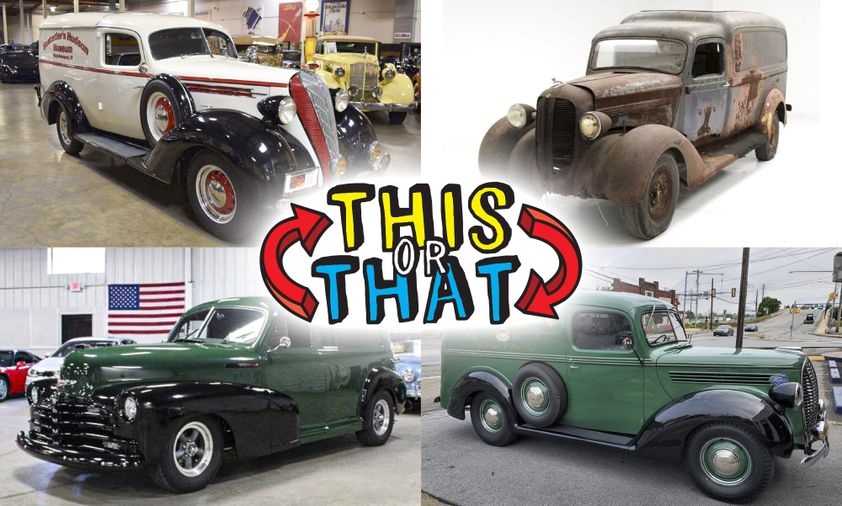 Which One Of These Four Vintage Panel Trucks Would You Choose For Hemmings