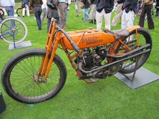 Rare motorcycles roar onto the lawn at Pebble Beach Hemmings