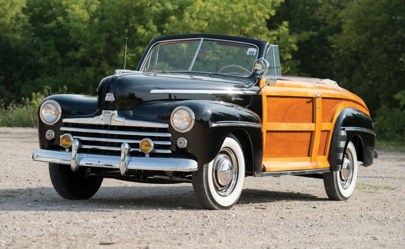 Ford Super Deluxe Sportsman To Cross The Block In Hershey Hemmings This 1947 ford convertible is a wonderful example having been well cared for by its last owner for many years. ford super deluxe sportsman to cross