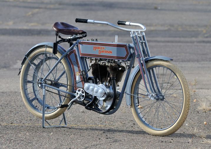 harley davidson first v twin engine