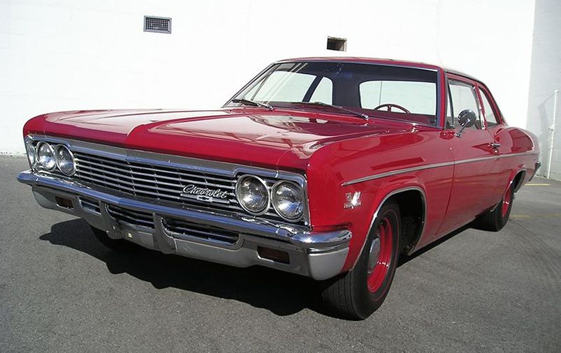 Bench Seat And A Stick L72 Powered 1966 Chevrolet Bel Air Part Of