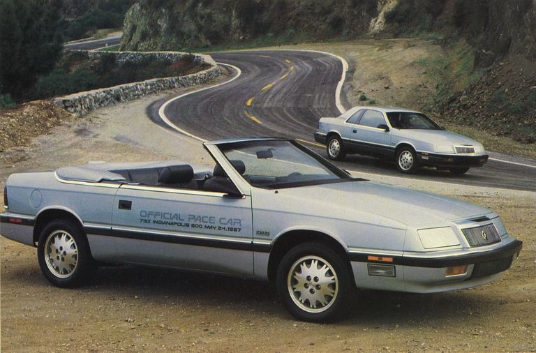 1988 CHRYSLER LeBaron sedan & convertible Vintage Original Print AD fr variant 
