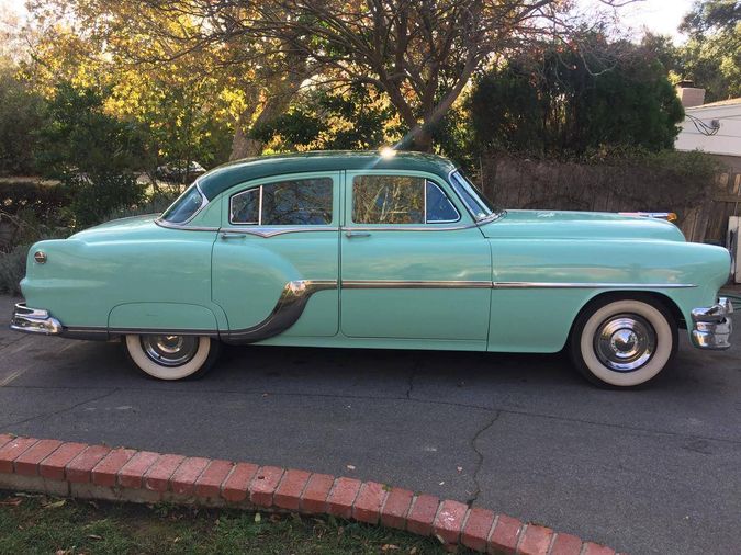 hemmings find of the day 1954 pontiac chieftain deluxe four door hemmings 1954 pontiac chieftain deluxe four door