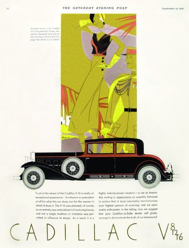 1948 Cadillac In the Relatively Short Time Yellow Vintage Print Ad 