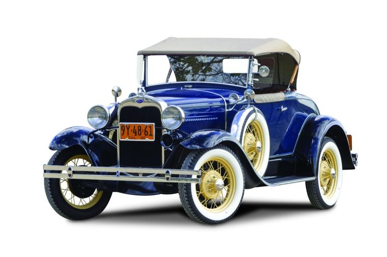 Man Poses With 1930 Ford Model A Photo 4 x 6 inch Re-Print