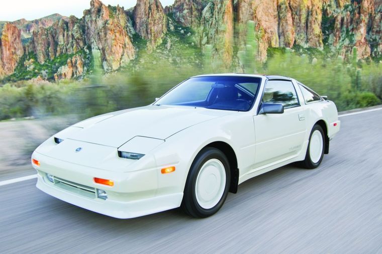 1984 VINTAGE 2 Page PRINT Ad FOR THE NISSAN 300 ZX MAJOR MOTION FROM NISSAN V-6 