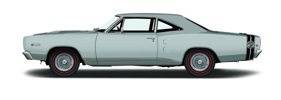 1968 Dodge models reproduction. Chrysler license plate 