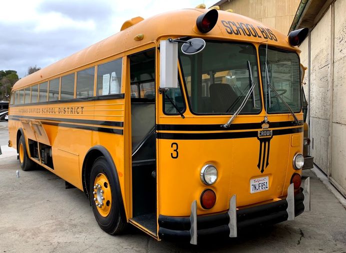 FourLinks why school buses are yellow, Pacific Bus Museum,... Hemmings