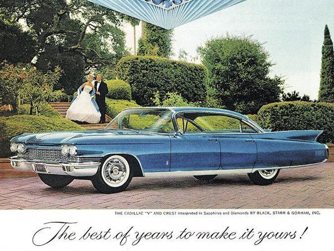 1963 Cadillac Sedan DeVille Original Print Ad 8.5 x 11" 