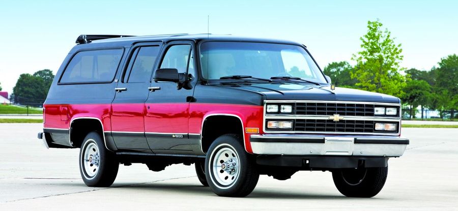 Gm S Own 1990 Chevrolet Suburban Came Amid Truckmaker S March - General red label tires