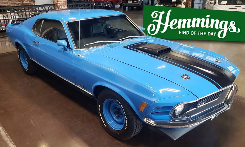 SUPER NICE 1970 FORD MUSTANG  MACH 1 NUMBER 1 SPORTY CAR AGAIN ORIGINAL AD 