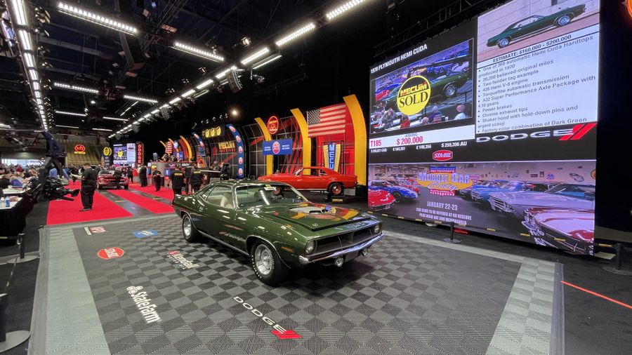 how much does mecum charge to sell a car