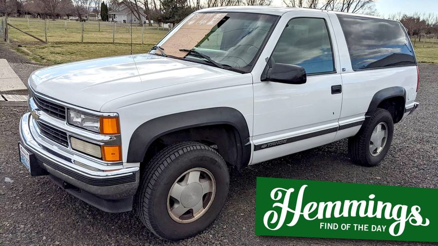 Find Of The Day Keep Driving This 1999 Chevrolet Tahoe Two Door Hemmings