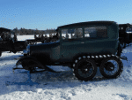 Ford Model A snowmobile side profile