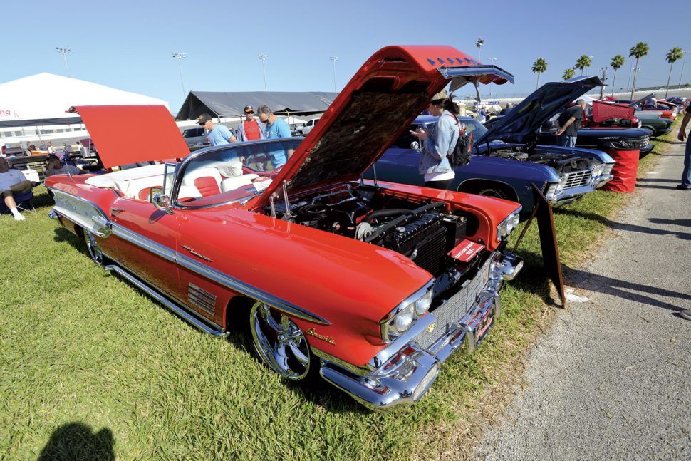 Turkey Run 2019 red pontiac bonneville convertible