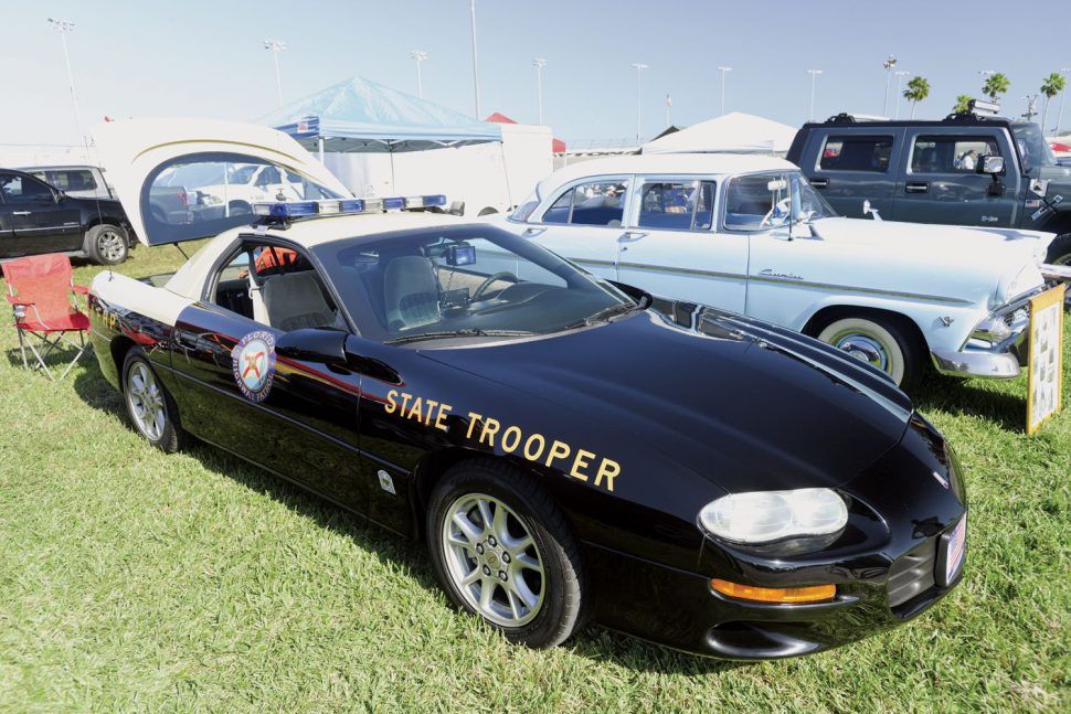 Chevrolet Camaro police pursuit state trooper turkey run 2019