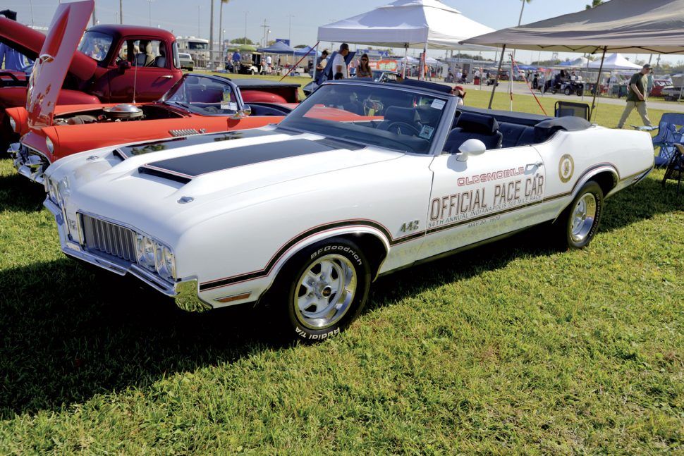 Oldmobile 442 pace car turkey run 2019