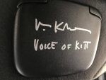 Val Kilmer signature on sun vistor 2008 Ford Mustang KITT