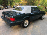 1990 Ford Mustang LX convertible green 7 up