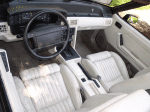 1990 Ford Mustang LX 7 up white interior