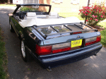 1990 Ford Mustang 7 Up rear top down