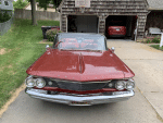 1960 Pontiac Catalina convertible red front